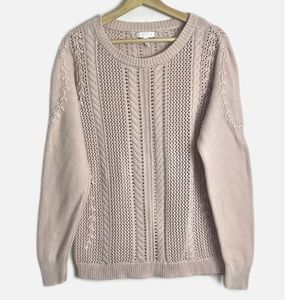 Leith light pink sweater S